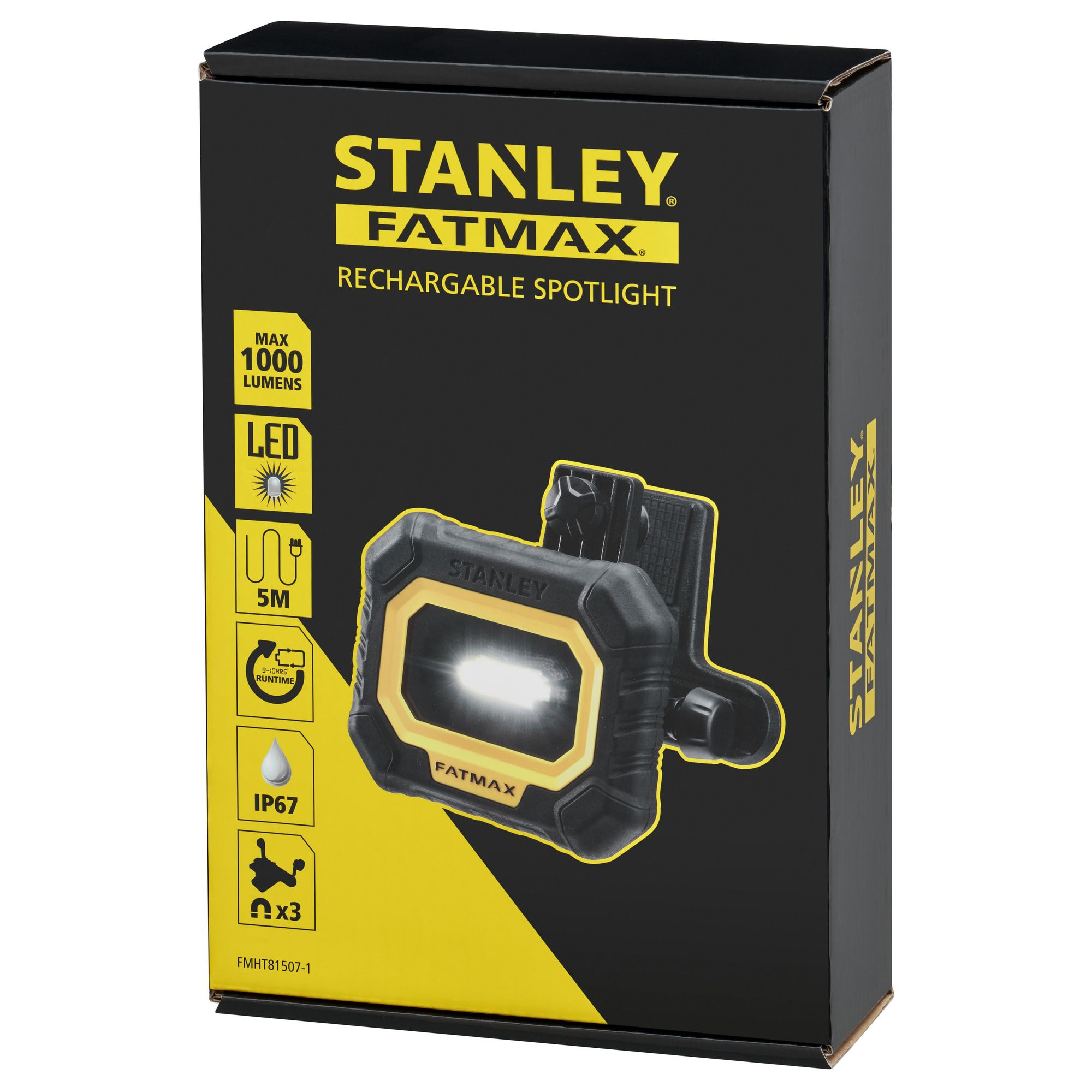 Projecteur 1000 Lumens rechargeable FatMax STANLEY FMHT81507-1