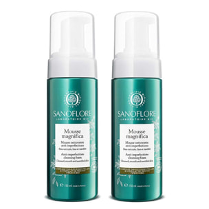 Mousse Magnifica - Mousse désincrustante anti-imperfections certifiée bio 2x150 ml