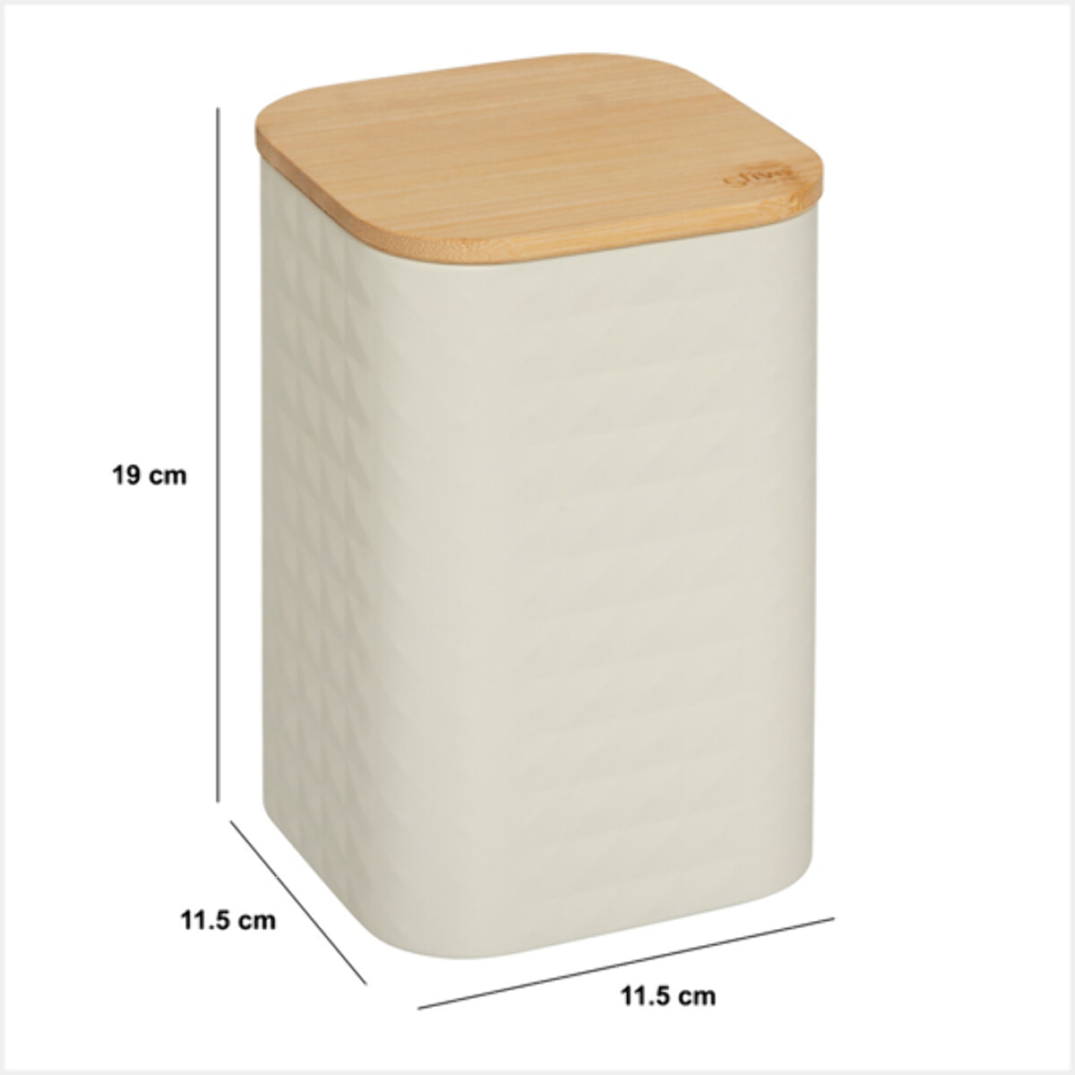 Boîte de conservation "Sensia" en métal 2L