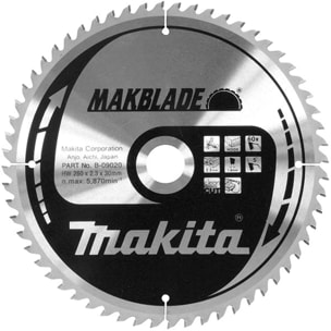 Lame carbure MakBlade bois MAKITA 305 x 30 mm - 40 dents - B-32786