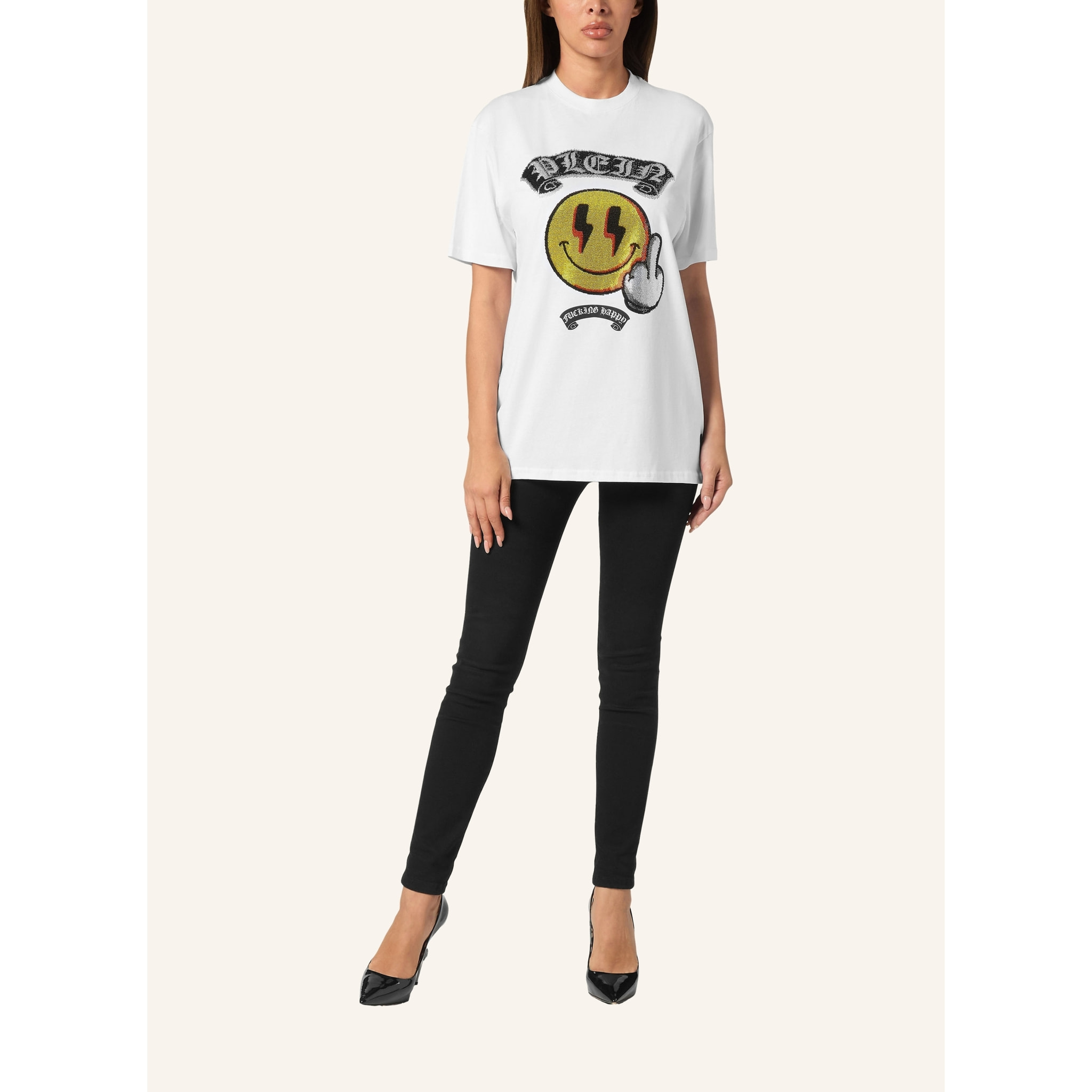 PHILIPP PLEIN Camiseta Hombre Fit SMILE