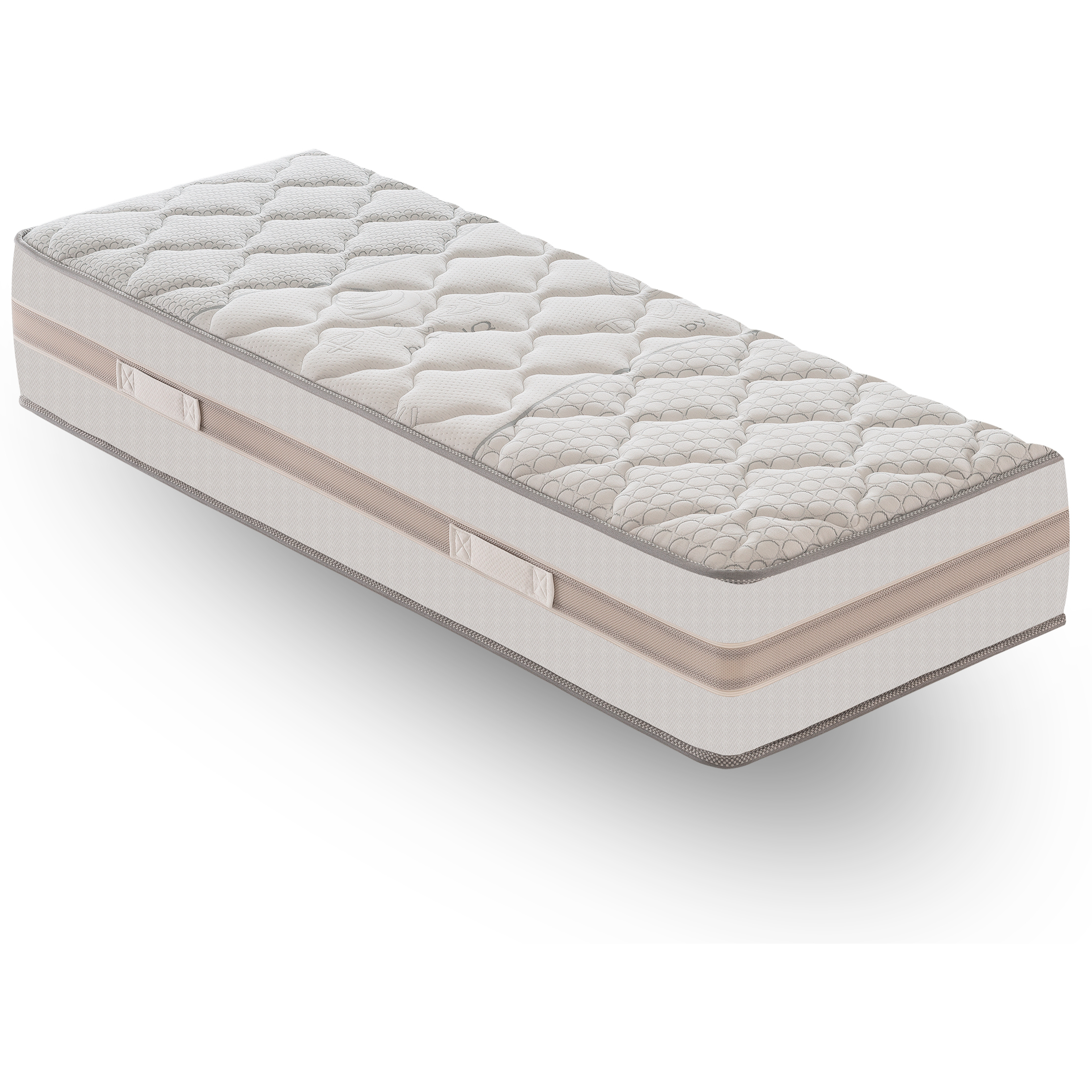 Materasso 90x200 800 molle insacchettate e Memory Foam - Alto 30 cm - 5 cm Memory Foam