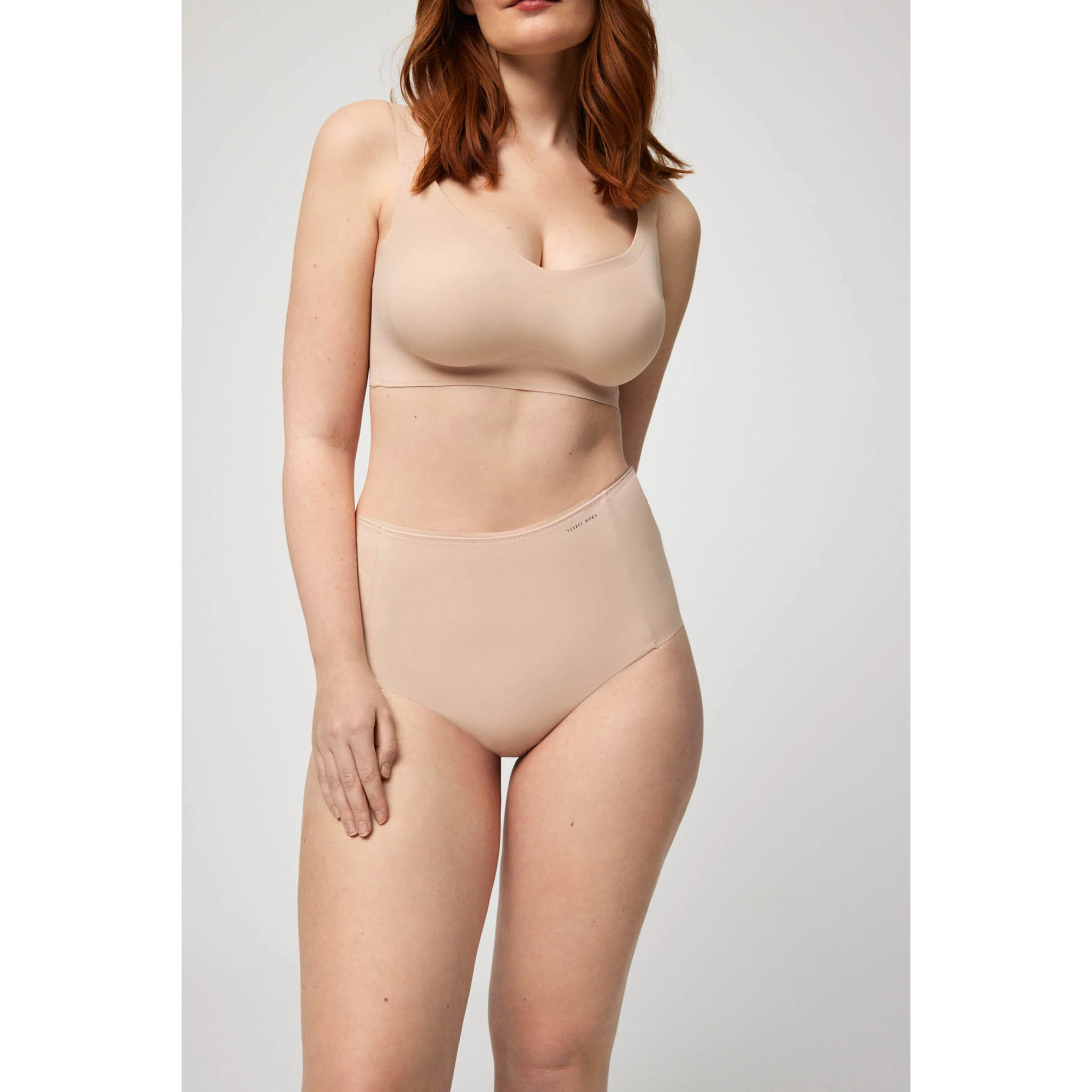 Mutandina alta da control beige