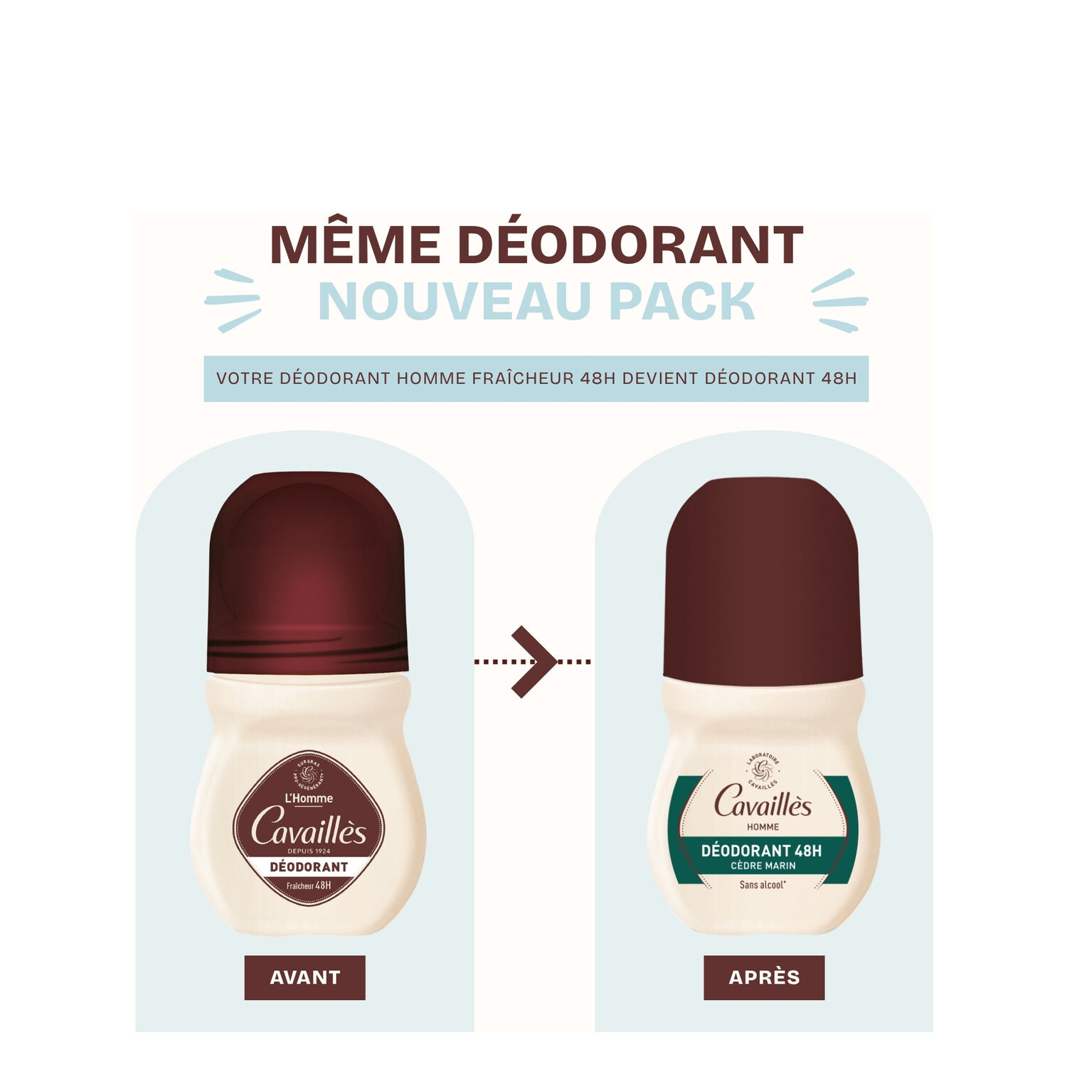 L'Homme - Déodorant Roll-On 48h 50 ml