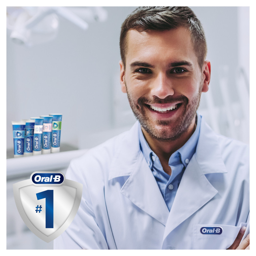 Dentifrice Oral-B Pro-Expert Protection Professionnelle, 4 X125ml, emballés dans un carton recycl