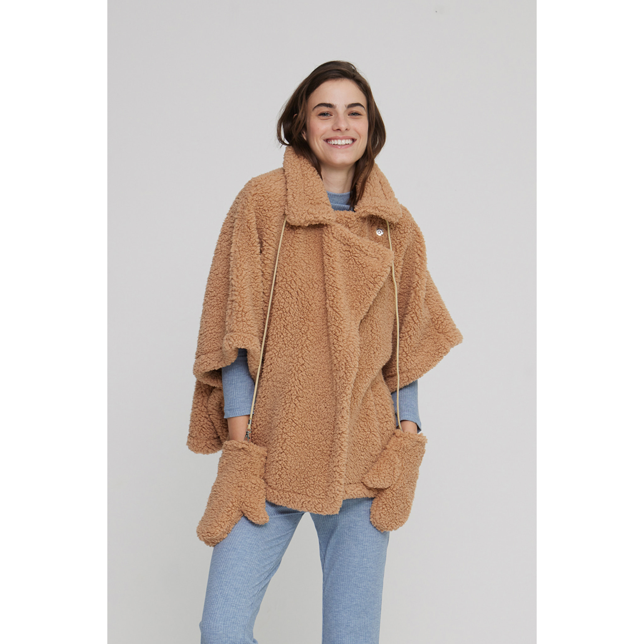 Giacca donna  jessy in eco agnellino Noidinotte