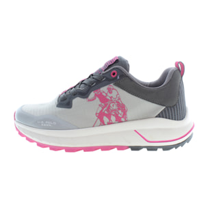 Sneakers U.S. Polo Assn Dark Gray-Fuxia