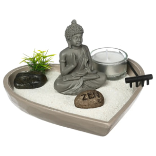 Jardin zen - bois - 16 - 5x3 cm