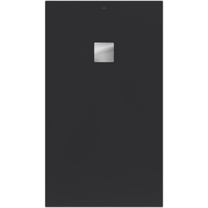 Receveur antidérapant Planeo acrylique gris anthracite