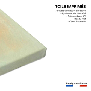 Tableau orange Toile imprimée