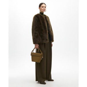 Cappotto in pelliccia corta