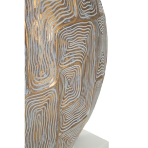 LAMPADA DA TAVOLO RESINA ECLIPS CM Ø 38X64