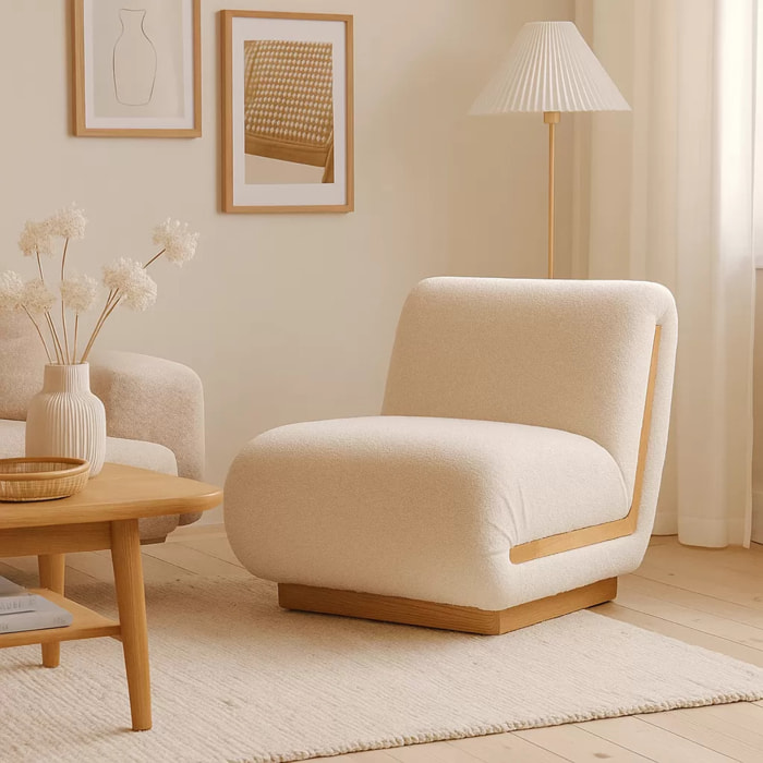 Fauteuil Hilda crème Kare Design
