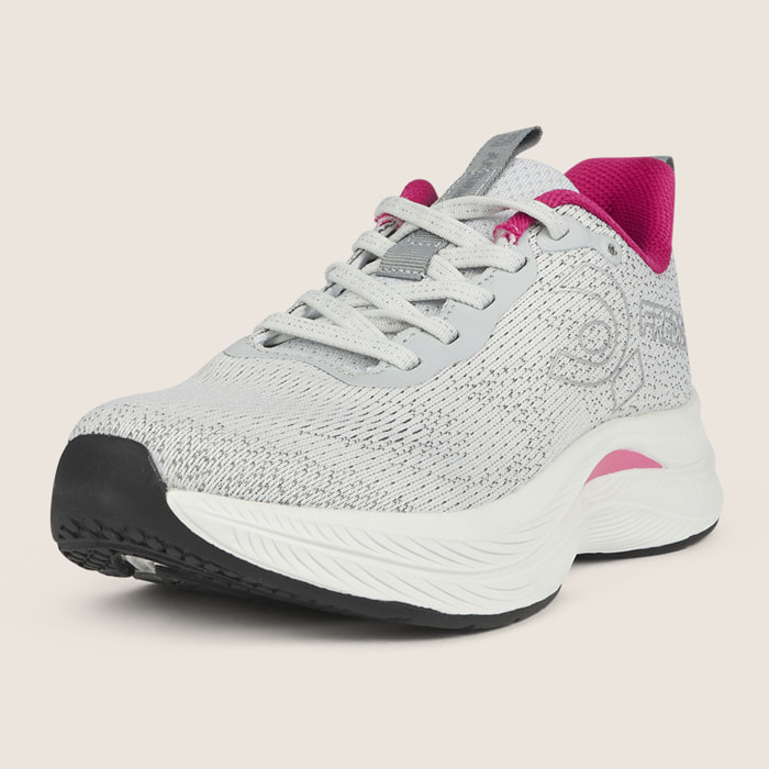 Sneakers sportive donna in tessuto knit con suola EVA