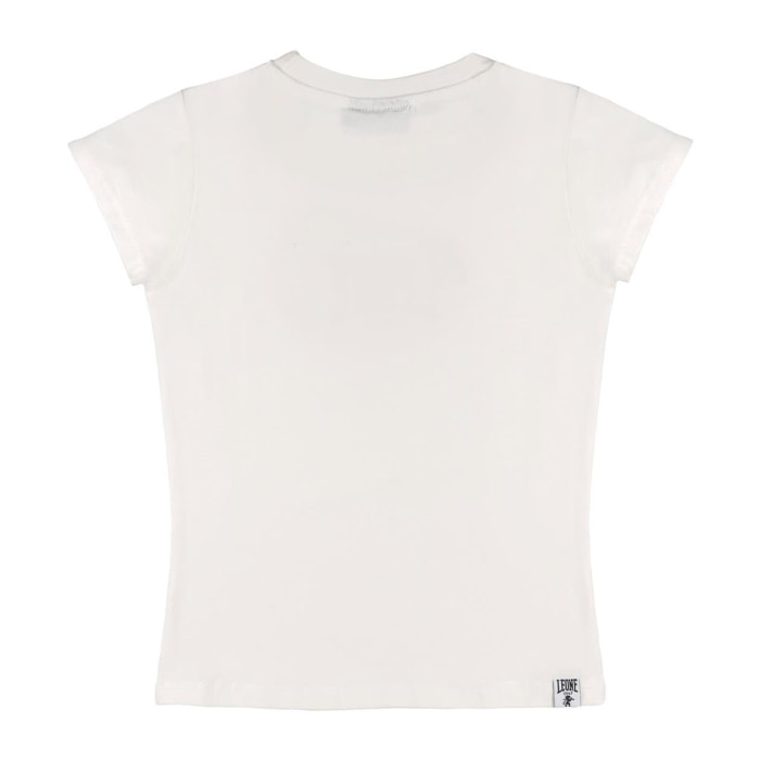 Camiseta de manga corta Leone 1947 color lavanda para niña