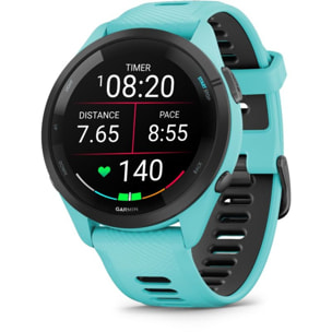 Montre connectée GARMIN Forerunner 265 Music Turquoise / NOIR AMOLED GPS IP6X