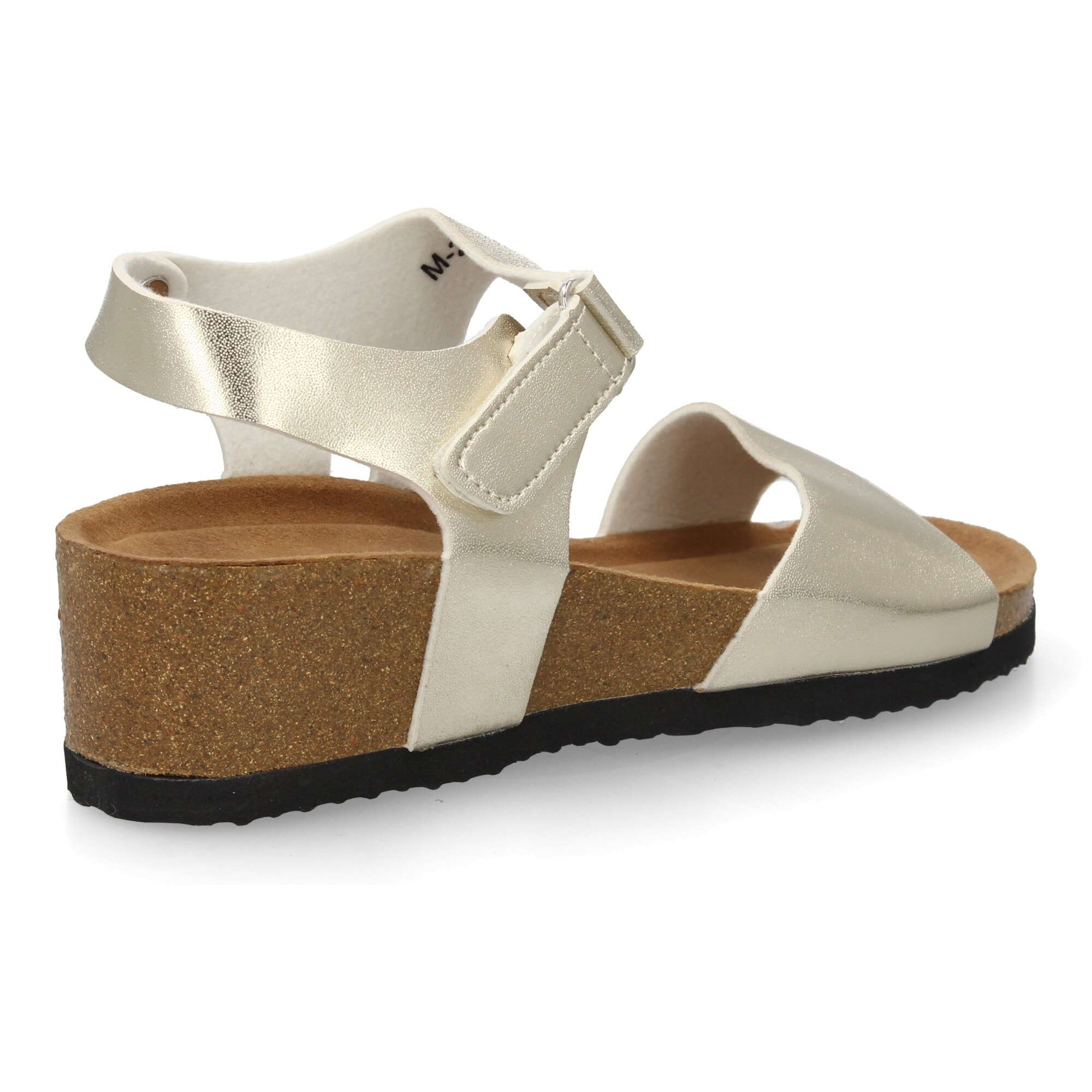 Sandalia cómoda cuña mujer cierre autoaderente