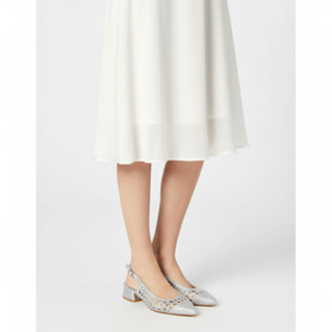 Sandali intreccio - tacco 4,5 cm