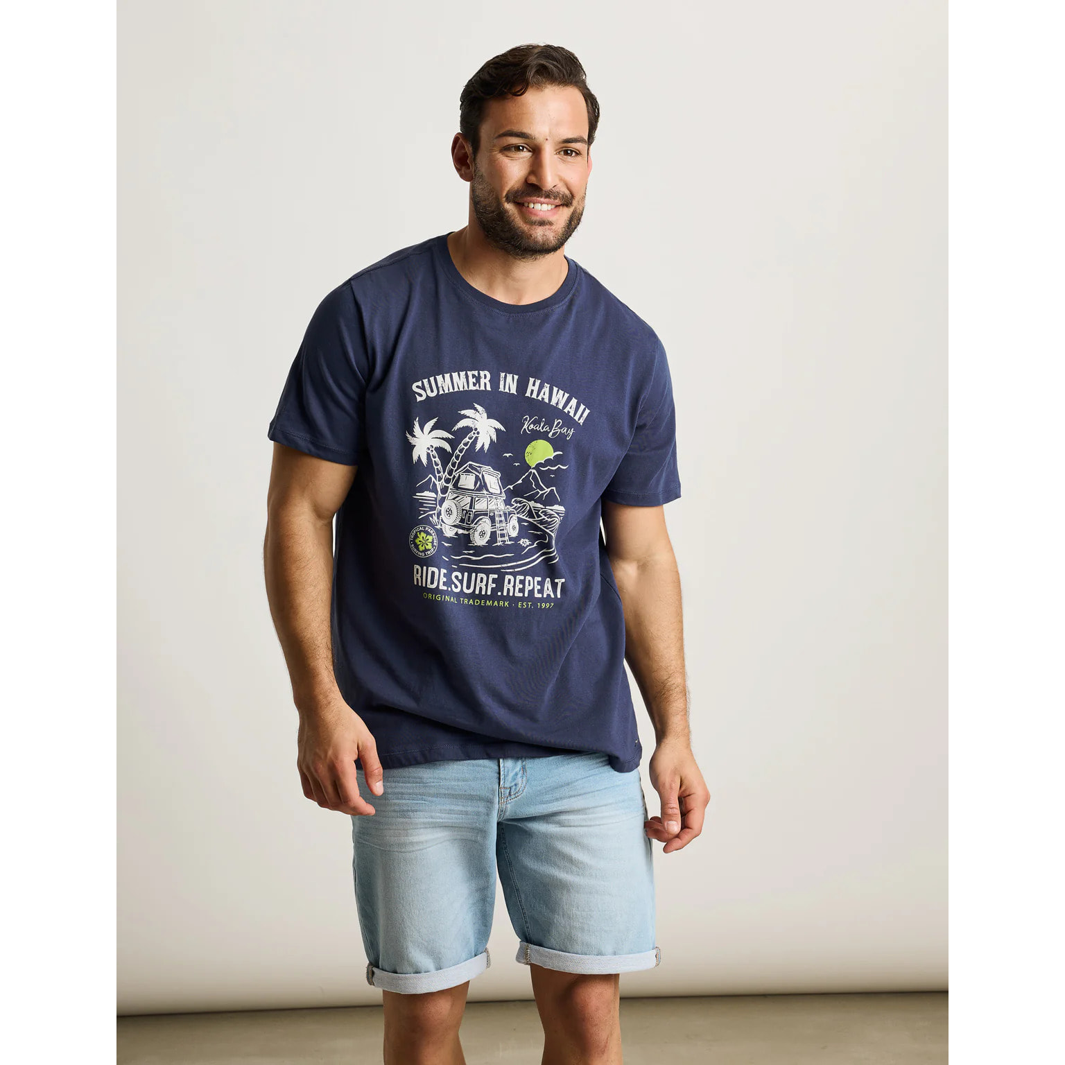 Camiseta Manga Corta Azul Marino - Kalambi