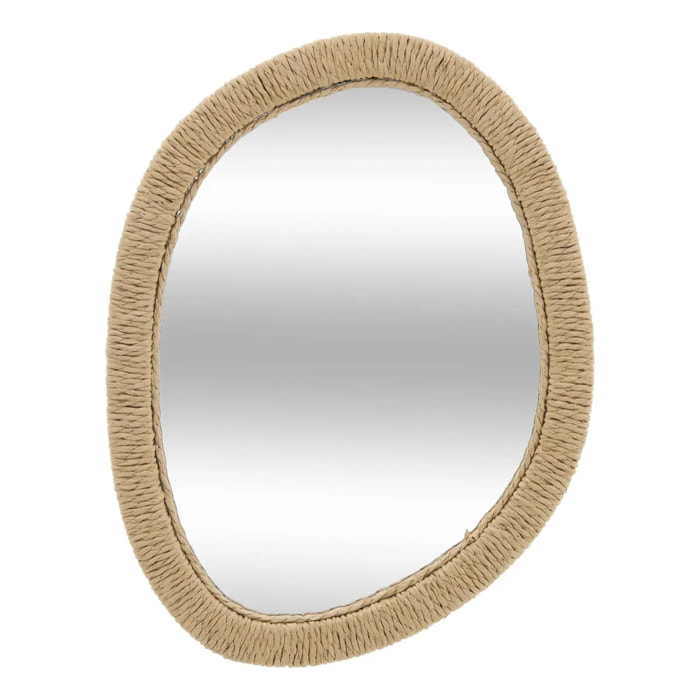 Miroir Tilia 31x40cm organique corde