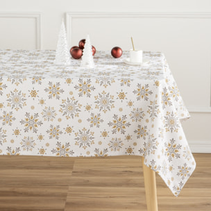 Nappe nöel anti-tâches 100% coton JINGLE