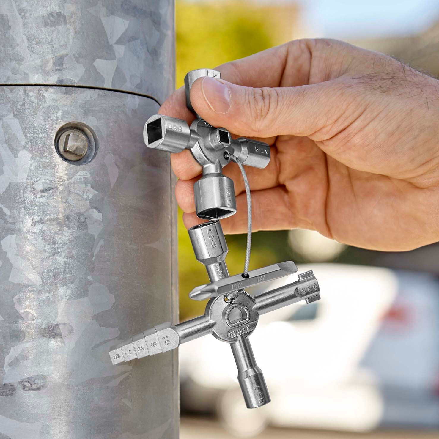 Clé multi-usage TWINKEY - KNIPEX - 10 empreintes - 001101
