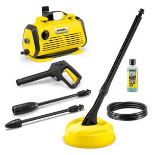 Nettoyeur haute pression Karcher K 3 Horizontal Plus Home - Pression 120 bar- Débit 380 l/h- Kit Home inclus