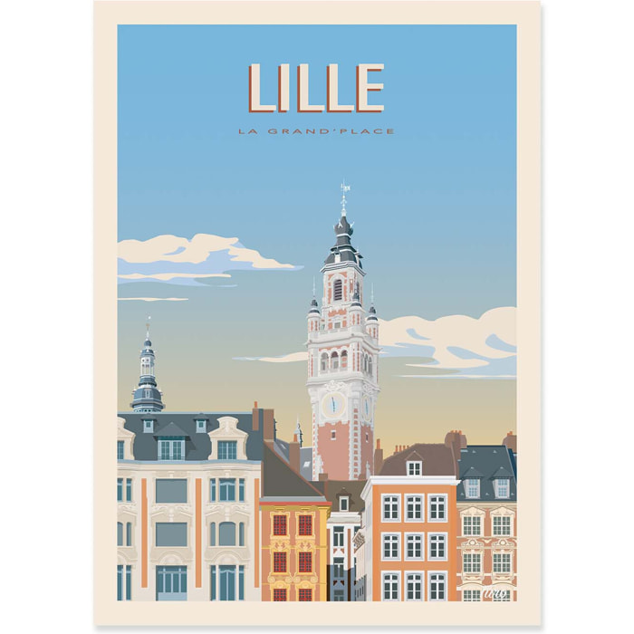 Affiche - Lille - TuroMemoriesStudio