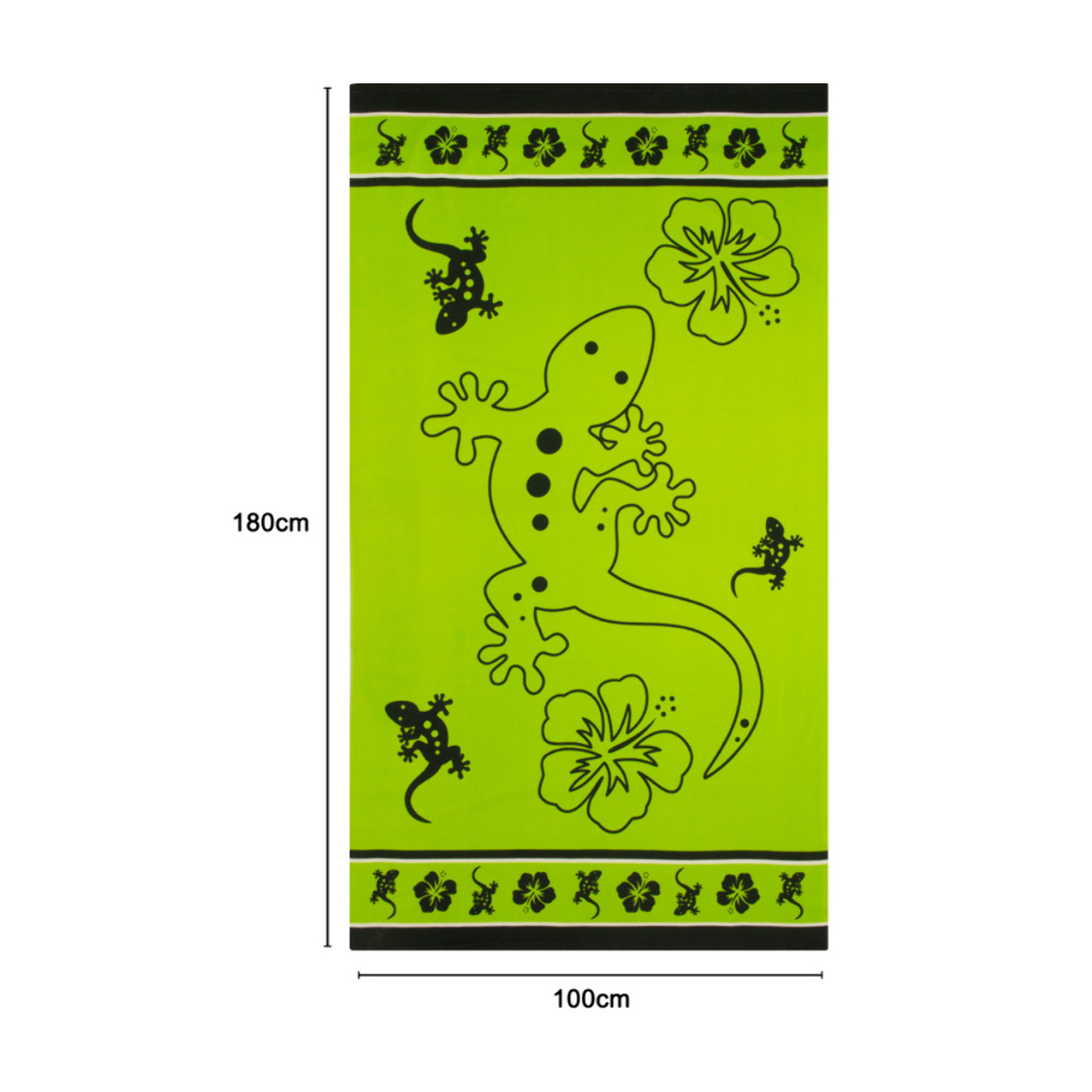 Telo Mare Grande 100x180 Spugna Maui Big Geko D11