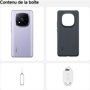Smartphone XIAOMI Redmi Note 14 Pro+ Violet 512Go 5G