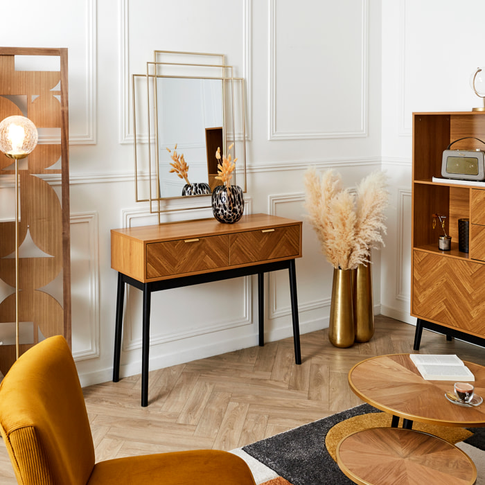 Console - HOME DECO FACTORY - Felix - Marron