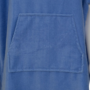 Poncho de plage "Azul" bleu 80x100cm