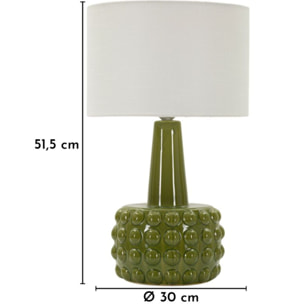 LAMPADA DA TAVOLO GRESS VERDE CM Ø 30X51,5