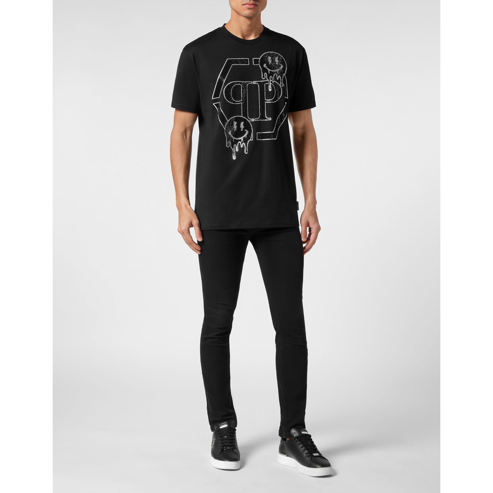 PHILIPP PLEIN Camiseta Cuello Redondo SMILE