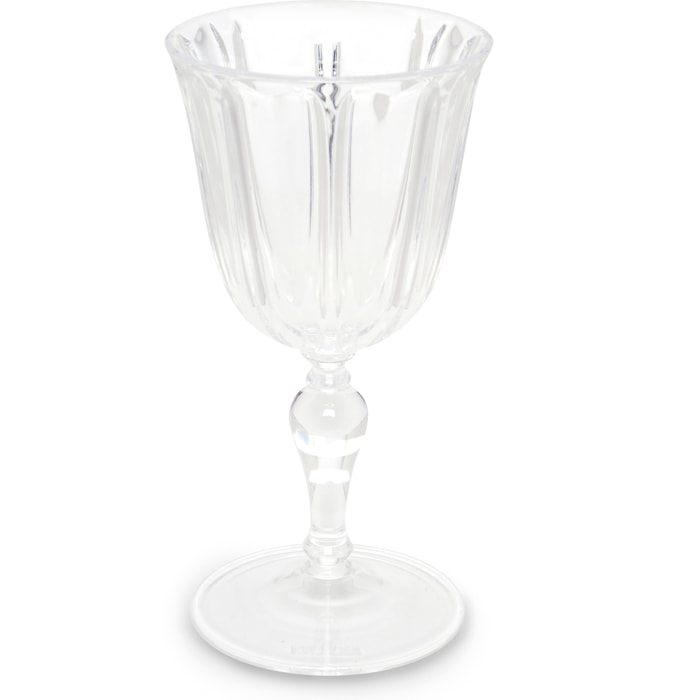 Set de 6 verres à vin Excelsa – Country, Plastique Transparent 25 cl