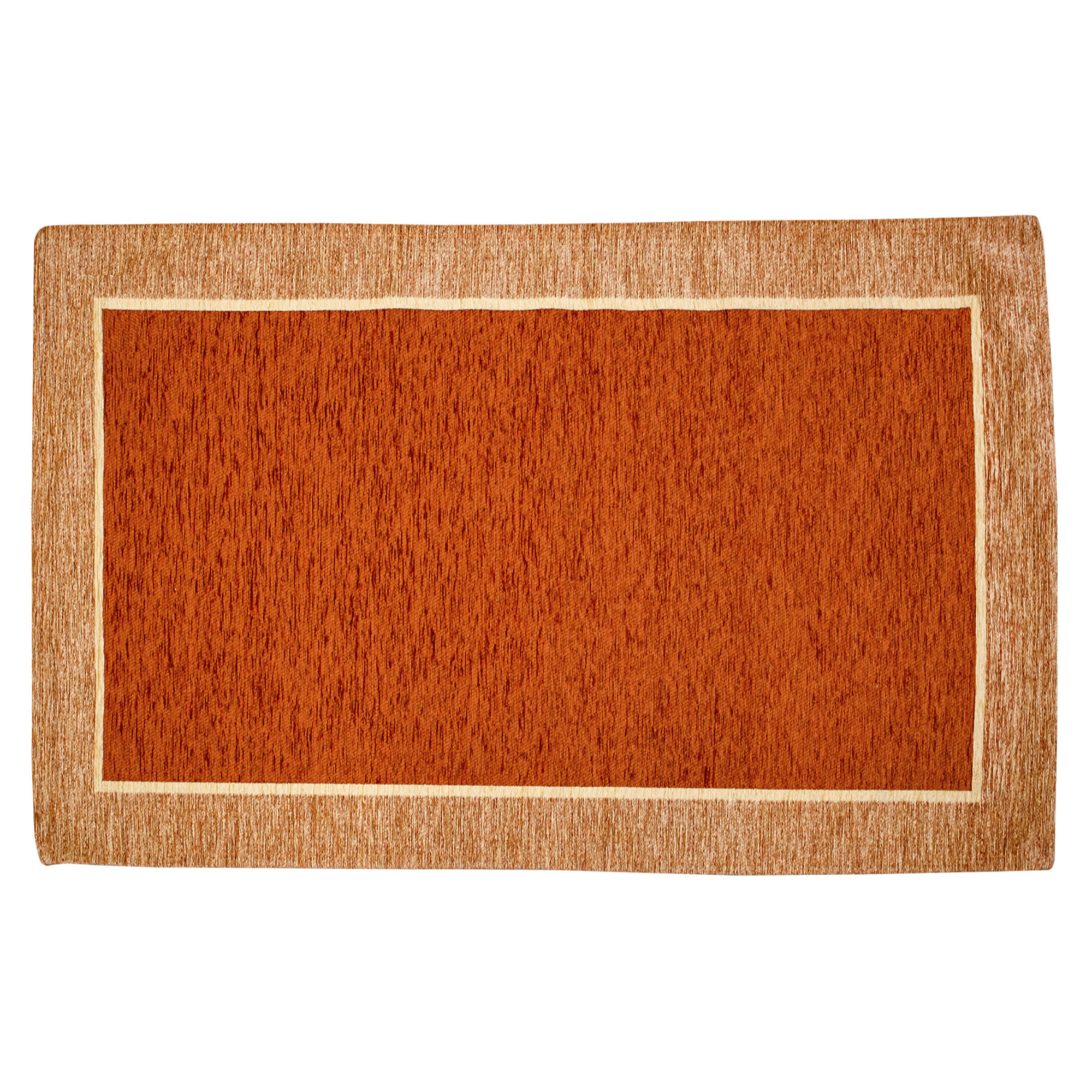 TAPPETO ARREDO DIS.ROMA RUGGINE 65X115 CM CON ANTISCIVOLO