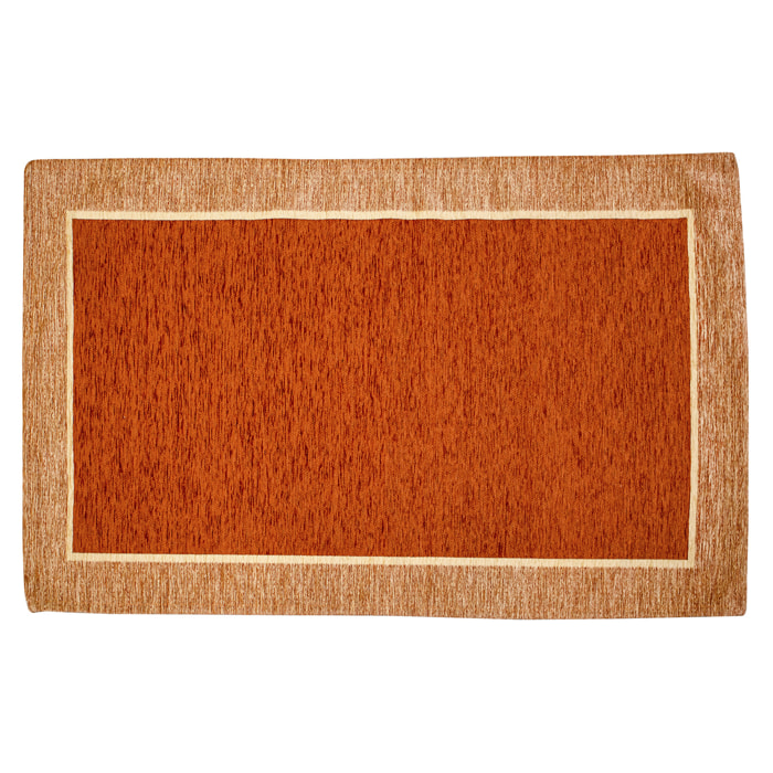 TAPPETO ARREDO DIS.ROMA RUGGINE 65X115 CM CON ANTISCIVOLO