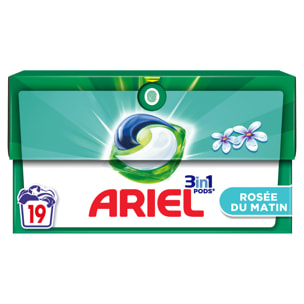 4x19 Pods Rosee Du Matin, Lessive En Capsules Ariel