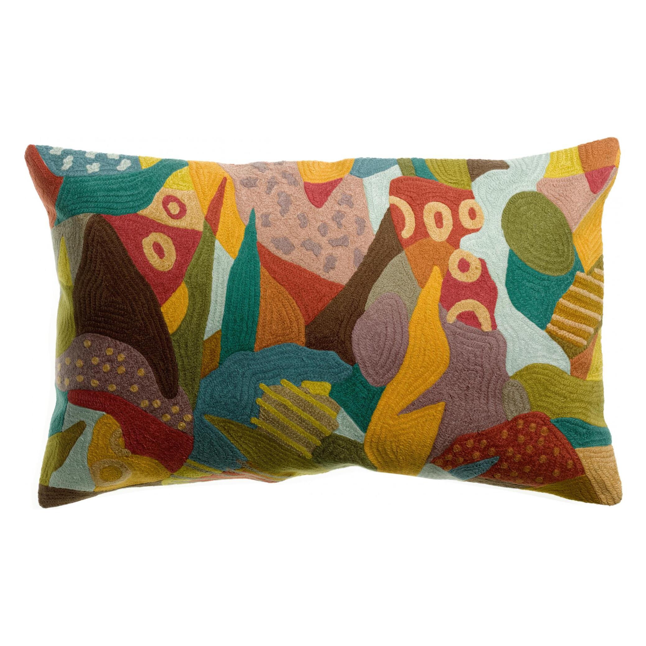 Coussin brodé Izel