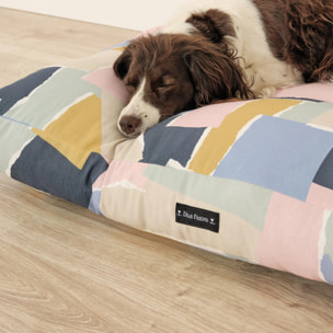 Lit épais et rembourré pour chiens et chats, 100 % coton anti-taches, pour animaux 0120-141