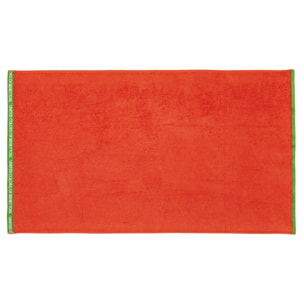 Toalla de playa velour rojo benetton