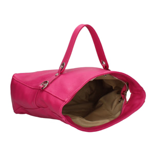 Borsa a spalla convertibile in zaino da donna In Vera pelle Made in Italy 34x21x12 cm