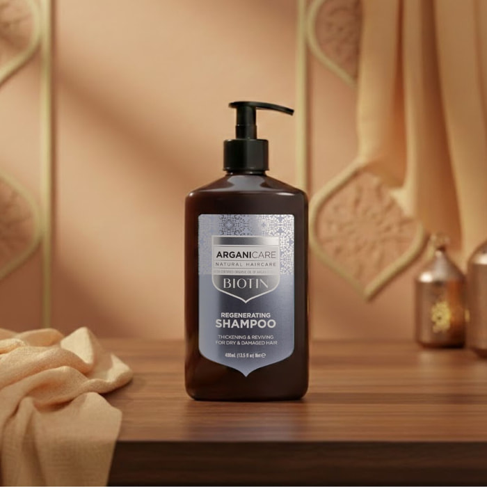 Biotine - Shampooing Regénérant - Cheveux Secs et Abîmés 400 ml