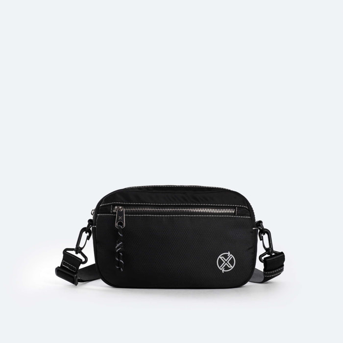 RECYCLED X CROSSBODY BLACK