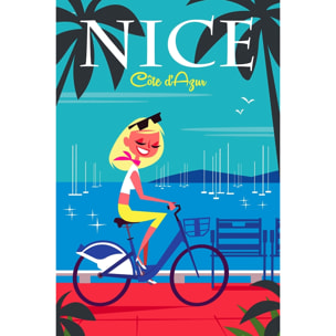 Tableau la baie des anges Tableau alu Dibond