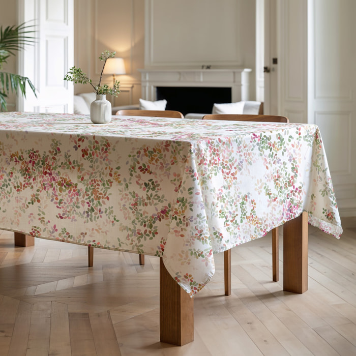 Nappe imprimée anti-tâches JUDIT FUCHSIA