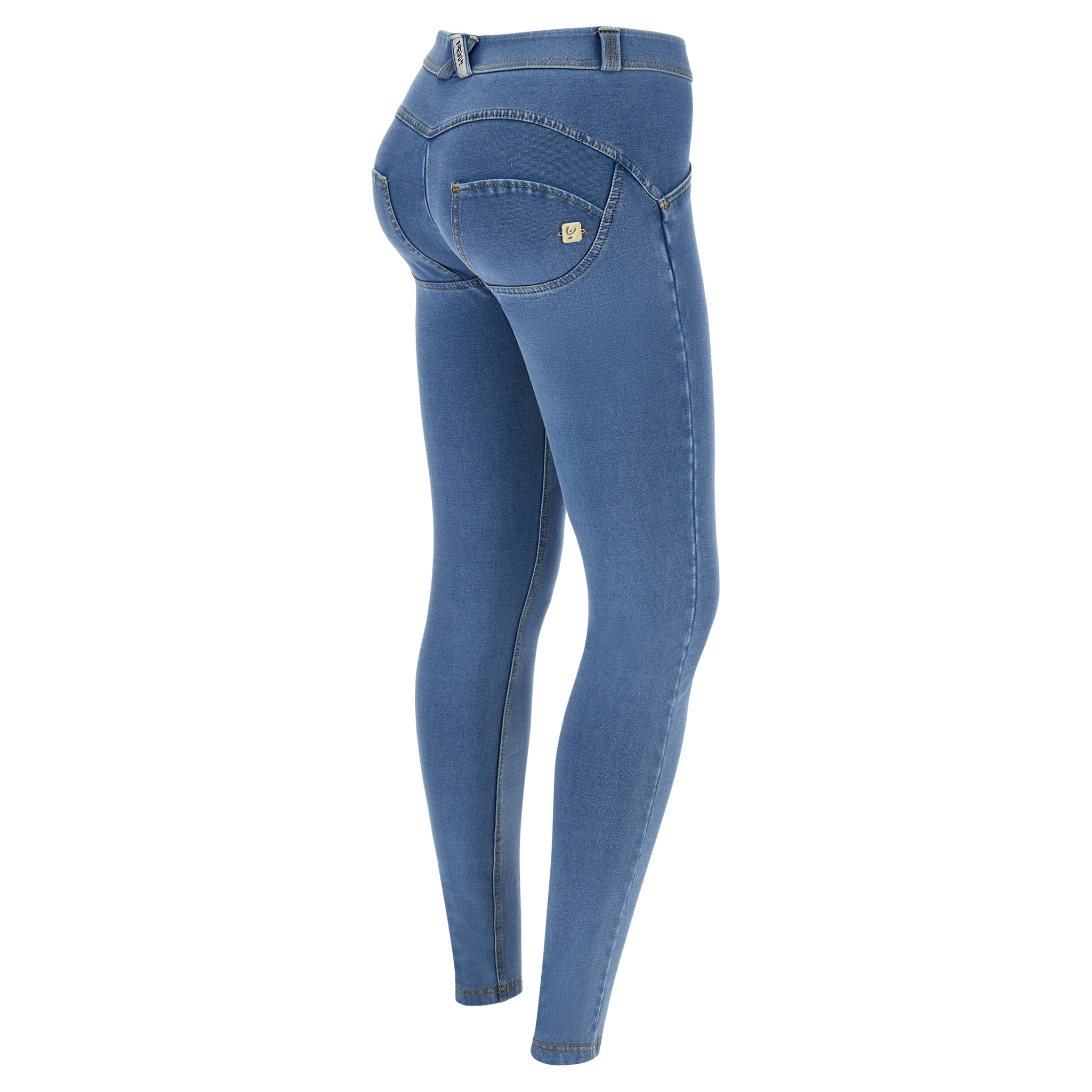 Jeggings push up WR.UP® superskinny jersey-denim organico