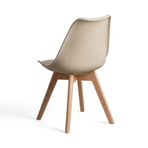 Pack 4 sillas de comedor en arena 83x49 cm Beench Arena
