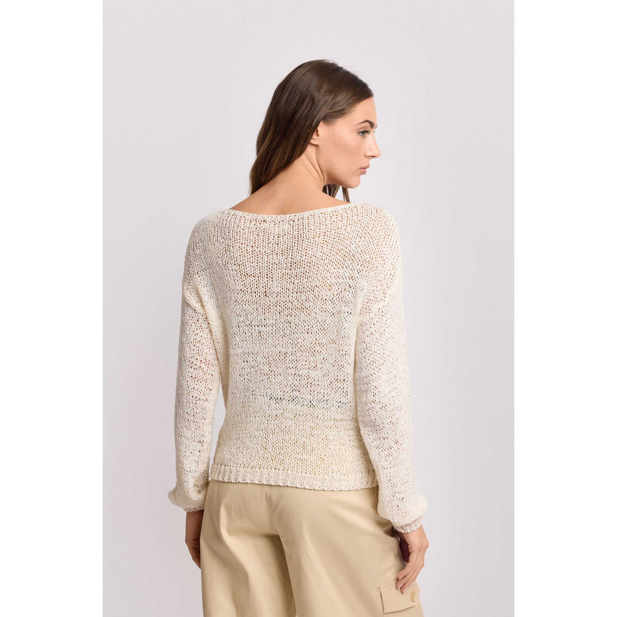Kocca - Maglia con ricamo lettering Donna, Fantasia, Girocollo