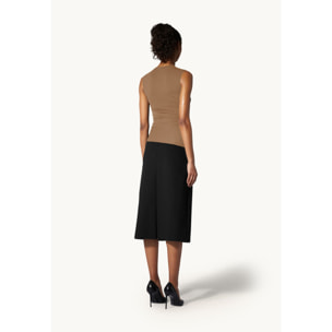 Top senza maniche The Crepe Jersey Top Sleeveles